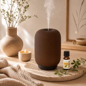 Eluné diffuser met rokerig getextureerd glas