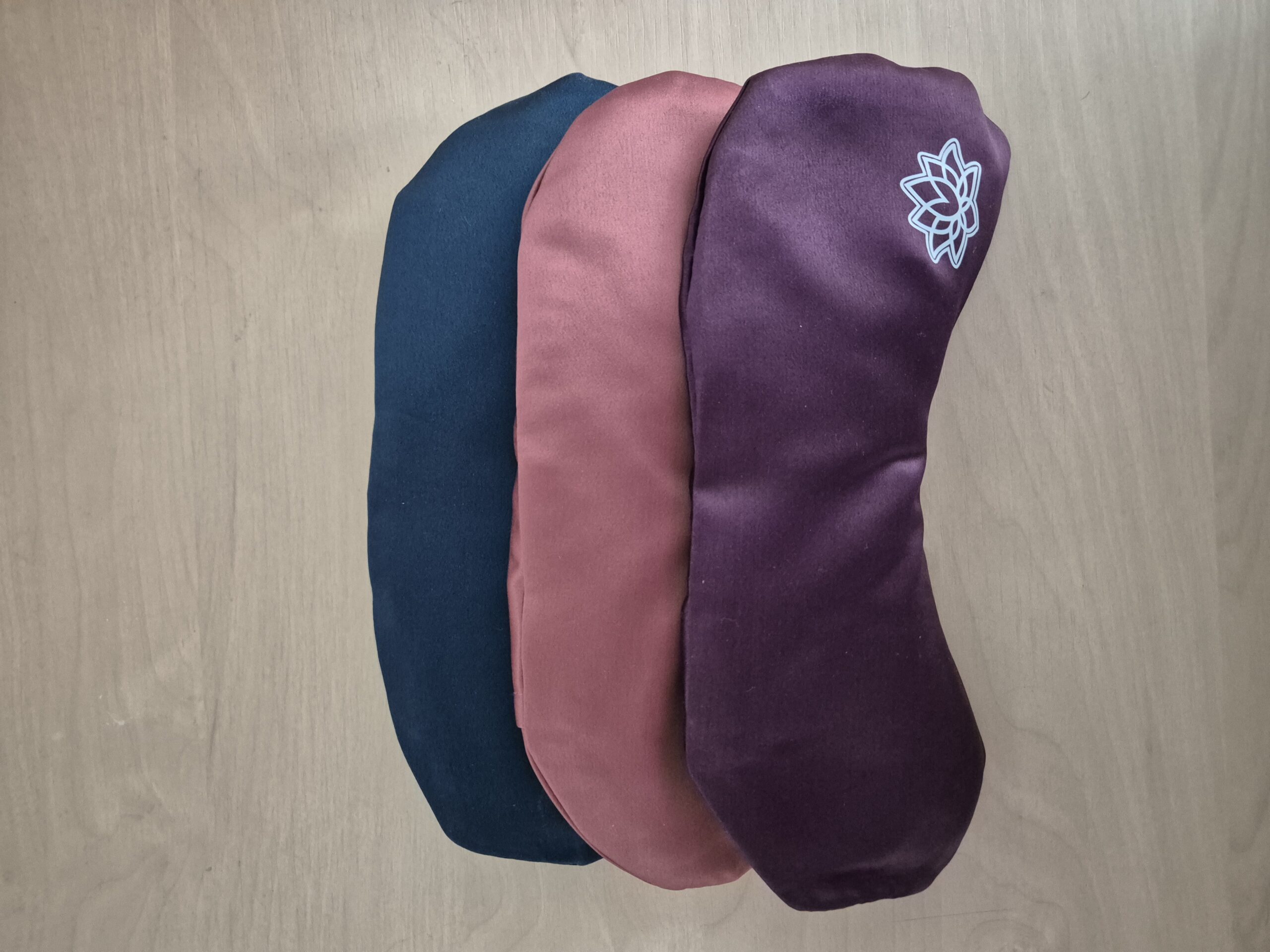 Oogkussen voor ontspanning Yoga oogkussen van mako-satijn voor Shavasana en meditatie